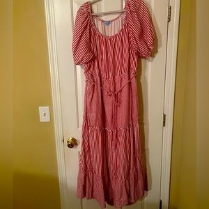 Draper James Red Striped Dress!